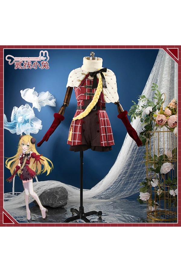 2XXT Cosplay Vtuber Uzuki Kou Sign wa B MV Outfit Cosplay Costume